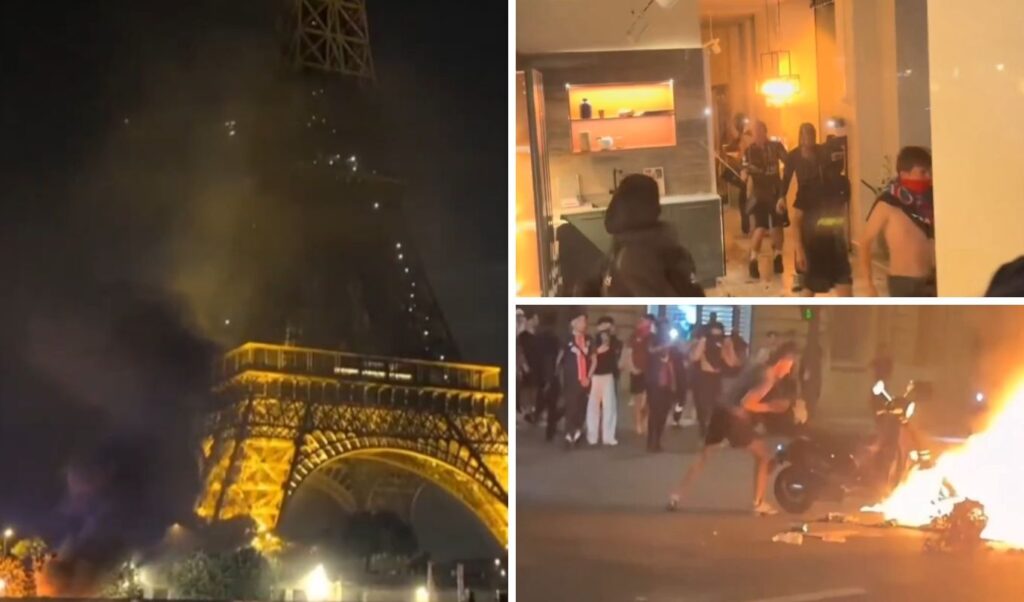 Paris descends into chaos after PSG Champions League win