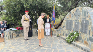 Princess Anne begins Crete visit at Maleme RAF memorial