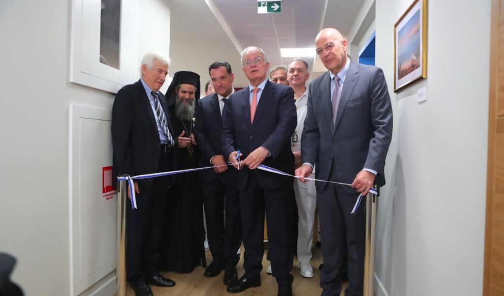 Tasoulas inaugurates renovated naval hospital wing in Athens