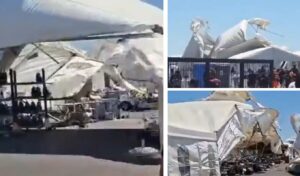 Thessaloniki tornado causes panic at karting track – Video