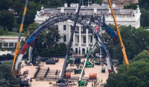Trump’s wish comes true: Massive MMA arena built outside White House