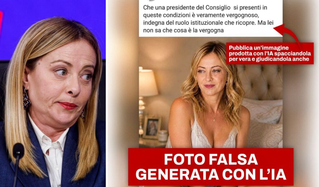 Giorgia Meloni on deepfakes: Shares underwear photo – “I admit they improved me quite a bit”