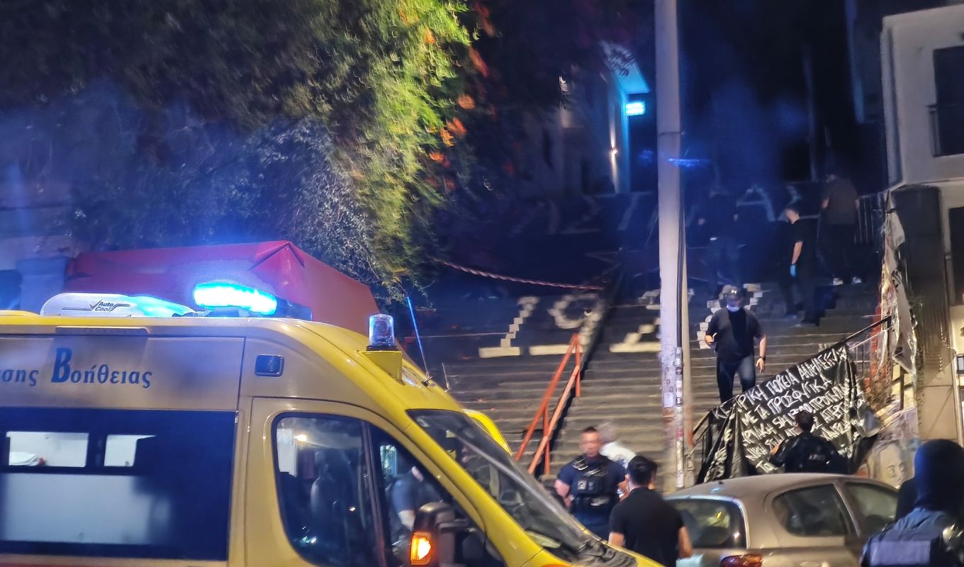 Fatal shooting in Athens: New images and video from crime scene, authorities investigate score-settling - Victim's dog moves hearts by refusing to leave his side