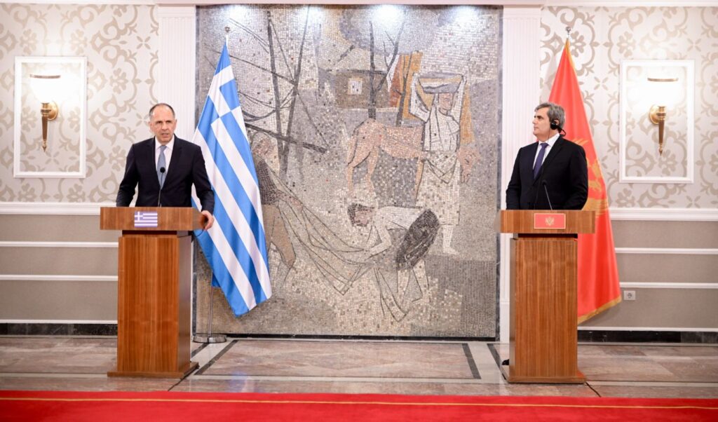 Greece reaffirms support for Montenegro’s EU path, eyes new investment ties