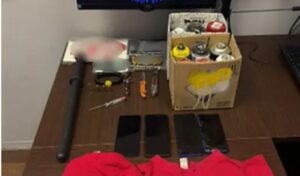 15-Year-Old Stabbed in Kallithea: Knives, Brass Knuckles & Hooligan Gear Seized
