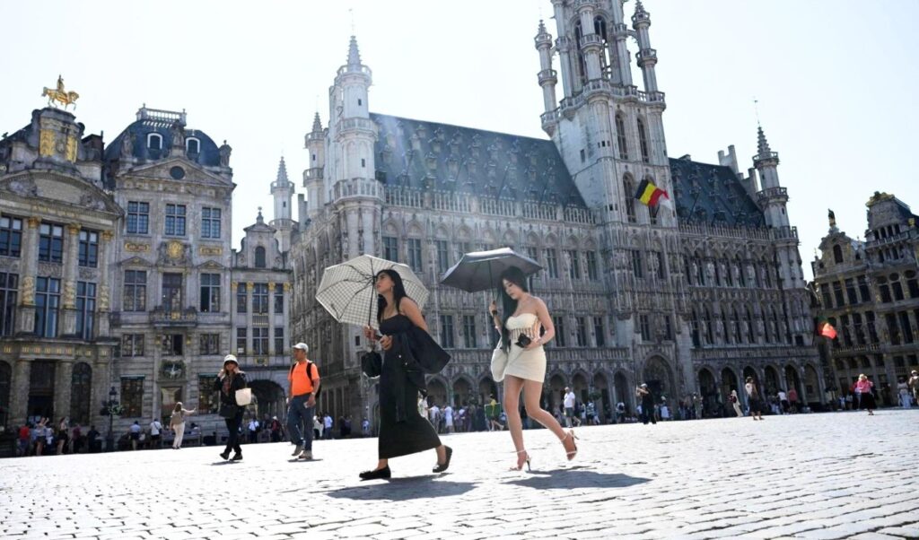 Belgium breaks 50-year temperature record as heatwave grips Europe