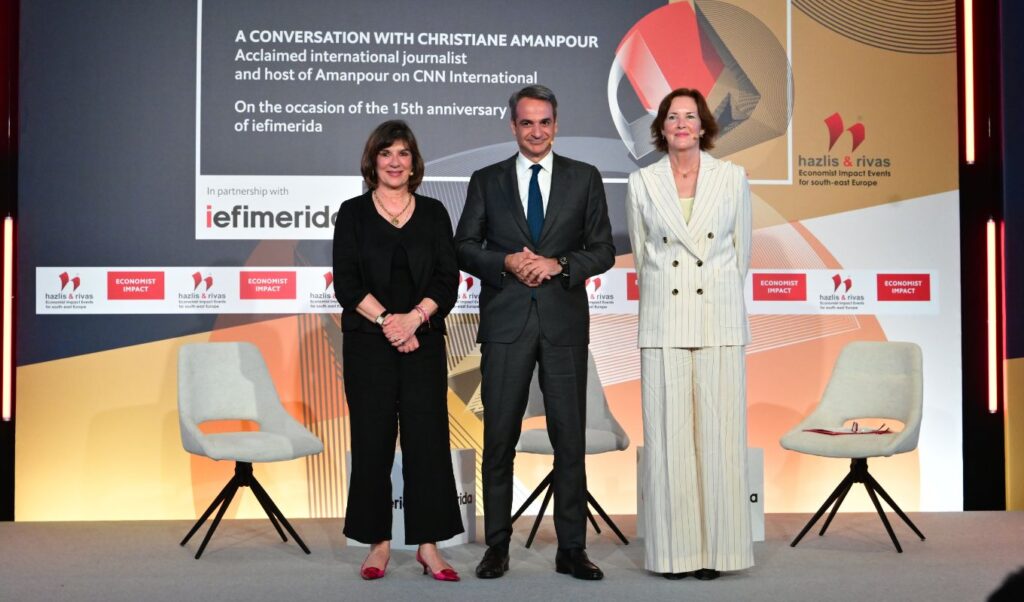 Mitsotakis tells Christiane Amanpour: We are devoted EU members but will honor US alliance