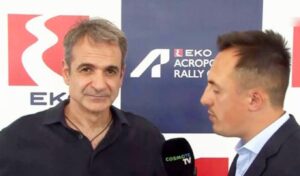Mitsotakis drives GR Yaris at Acropolis Rally: “Full throttle is for the track”