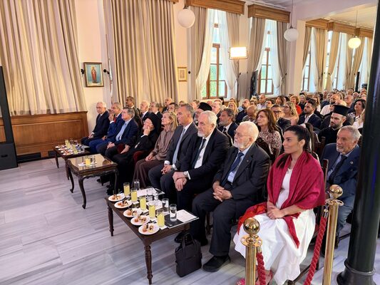 Ecumenical Patriarch Bartholomew attends PeopleCert award ceremony honoring Athanasios Martinos