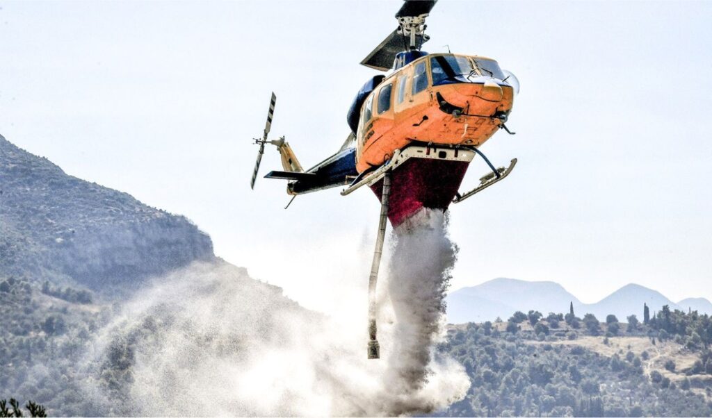 Wildfire contained in Orchomenos, Boeotia — situation significantly improved