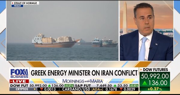 Papastavrou on Fox Business: "Greece is a strategic ally of the US in the energy sector"