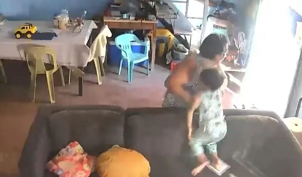 Philippines earthquake: Heartwarming video shows elderly woman’s heroic rescue of young child