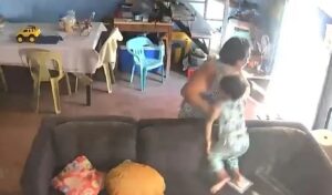 Philippines earthquake: Heartwarming video shows elderly woman’s heroic rescue of young child
