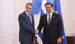Mitsotakis-Haftar meeting focuses on migration, economy and maritime zones