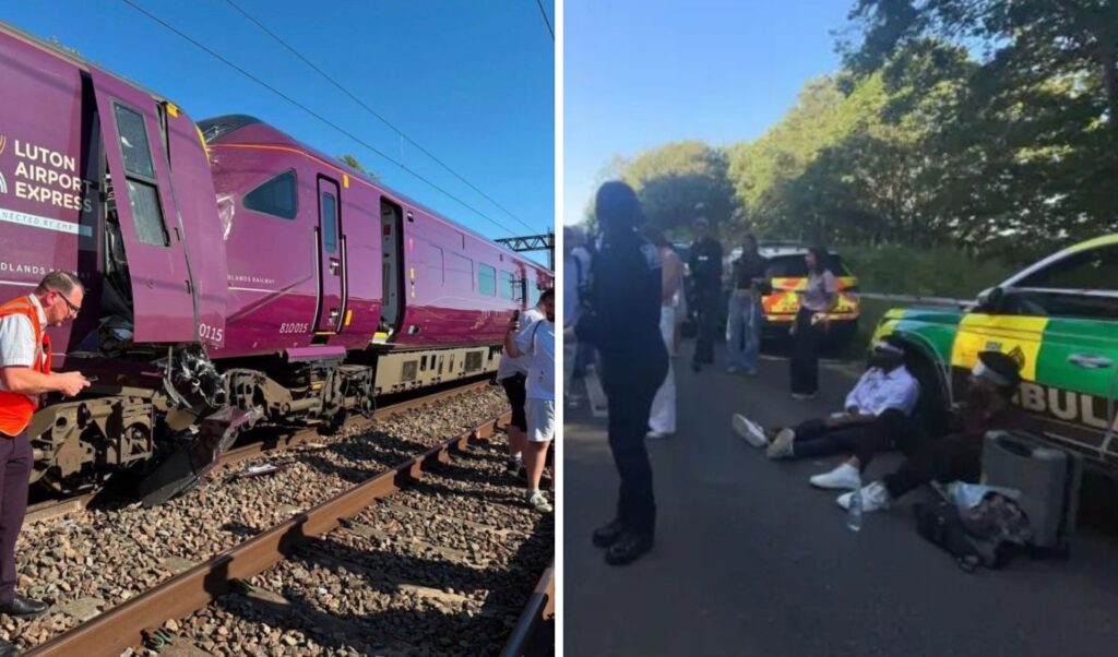 UK train crash near Bedford: multiple injuries reported