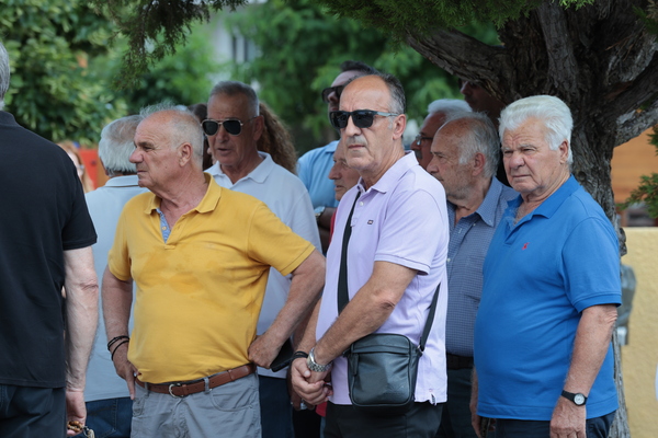 The funeral of Takis Gkonias held in Livadeia