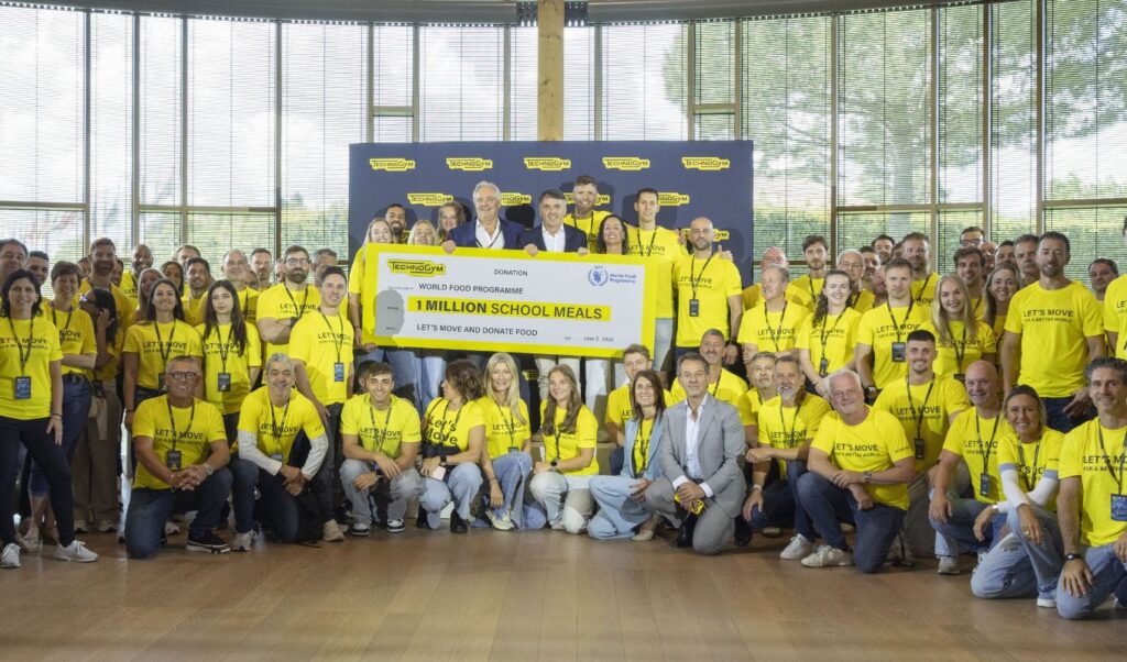 Technogym’s “Let’s Move Donate Food” campaign massive success