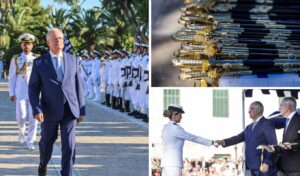 Tasoulas presents swords to new Greek Navy and Coast Guard ensigns (Photos)