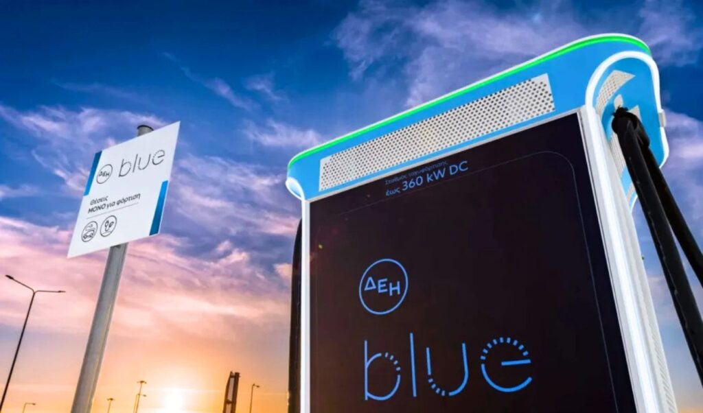 DEI Blue: Greece’s largest EV charging network surpasses 3,300 points