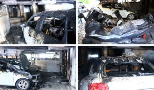 Thessaloniki arson attacks on ruling party officials: “Simultaneous strikes” — “Fortunately, we avoided further tragedy”