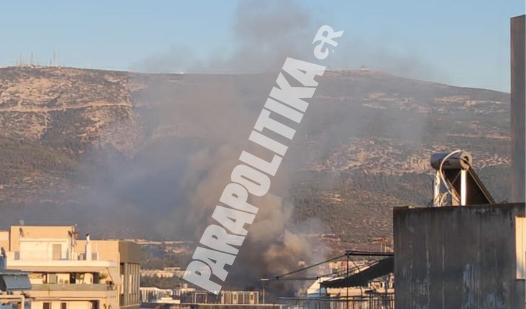 Fire breaks out at building in Goudi Metropolitan Park, Athens