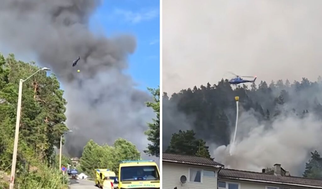 Norway wildfire destroys over 100 homes, hundreds evacuated