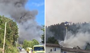 Norway wildfire destroys over 100 homes, hundreds evacuated