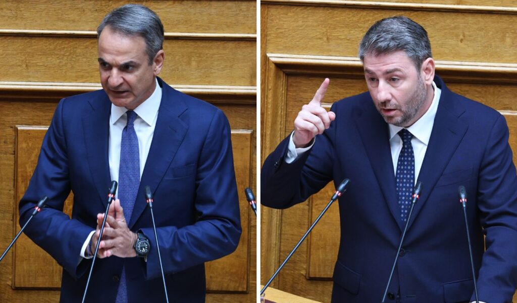 Greek Parliament Showdown: Mitsotakis Corners Androulakis Over 13th Pension Cost