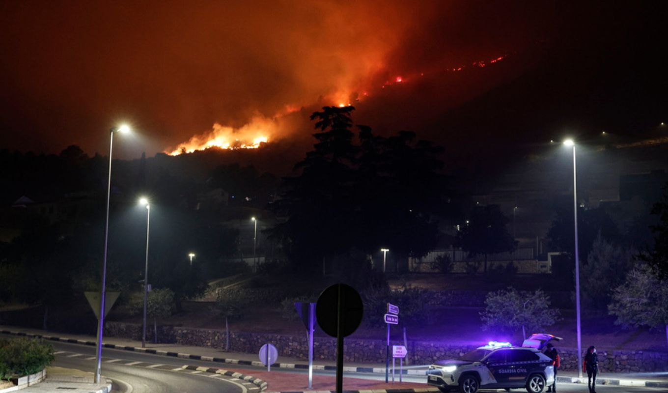 Ring of Fire: 500,000+ Evacuated as Wildfires Rage Across France and Spain