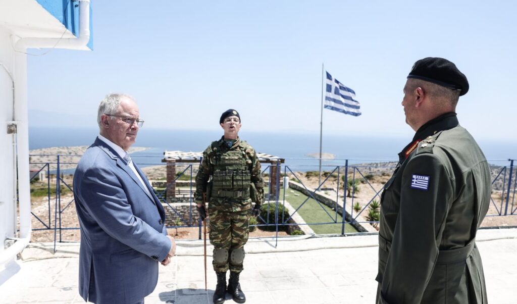 Greece’s President Vows to Defend Sovereignty at Agathonisi Outpost