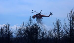 Three wildfires contained in Greece with drones playing key role