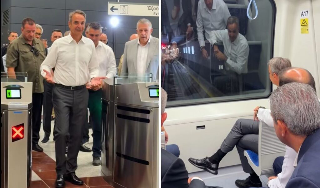 Mitsotakis: Thessaloniki Metro extension to Kalamaria is now a reality
