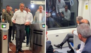 Mitsotakis: Thessaloniki Metro extension to Kalamaria is now a reality