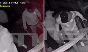 Teen locks himself in room to escape burglars in shocking home invasion video
