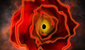 “Black hole star” shines from deep space: As big as our solar system