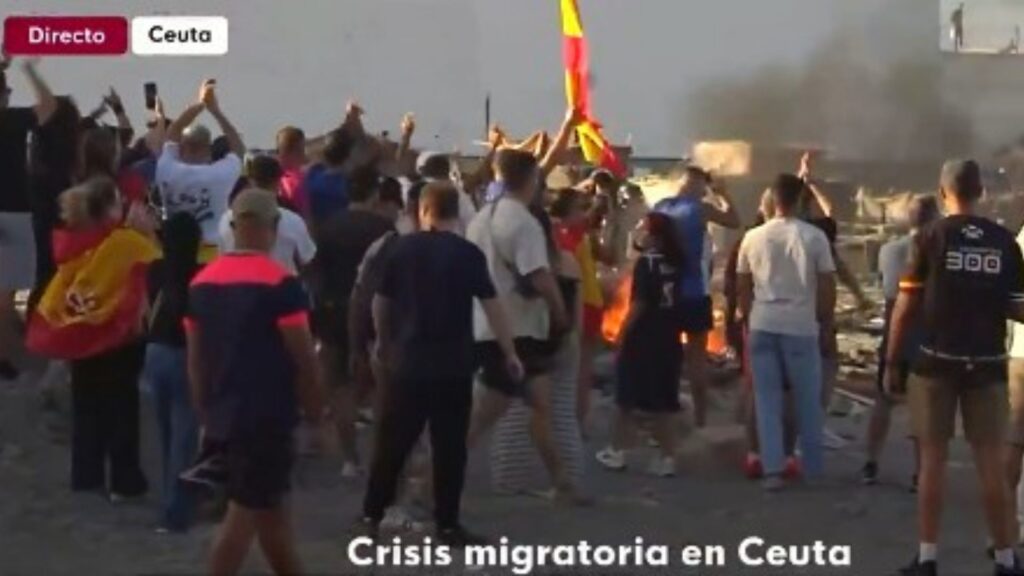Ceuta in Crisis: Protesters Torch Migrant Camp, Demand Morocco Deportations