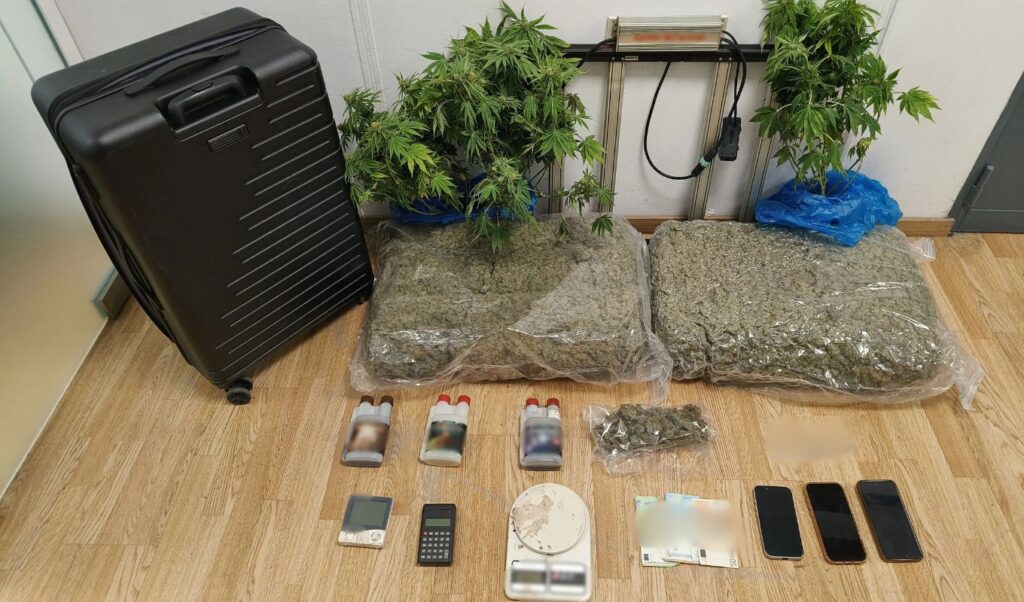 Athens Airport drug bust: 18kg of cannabis leads police to secret grow lab