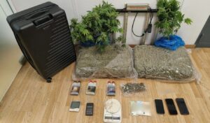Athens Airport drug bust: 18kg of cannabis leads police to secret grow lab