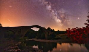 The Milky Way Embraces Grevena’s Ancient Stone Bridge