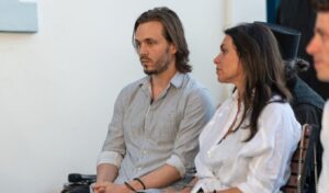 Jonathan Jackson at Elder Ephraim’s spiritual talk in Greece