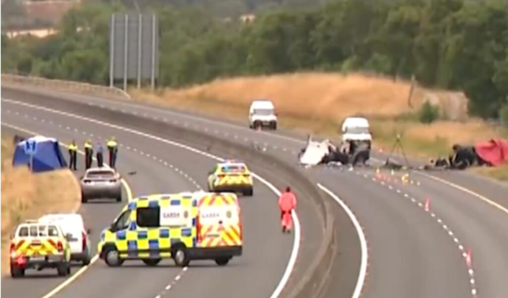 5 teens killed in Ireland M9 motorway wrong-way crash