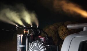 West Nile Virus: Night Spraying Operations with Turbine Vehicles in East Attica