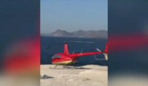 Milos helicopter landing at Sarakiniko beach triggers criminal investigation