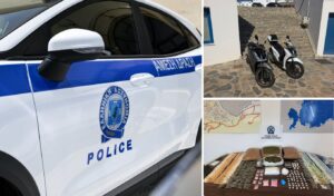 Mykonos drug bust: Two young men arrested with 4.6kg of cannabis and 688g of cocaine