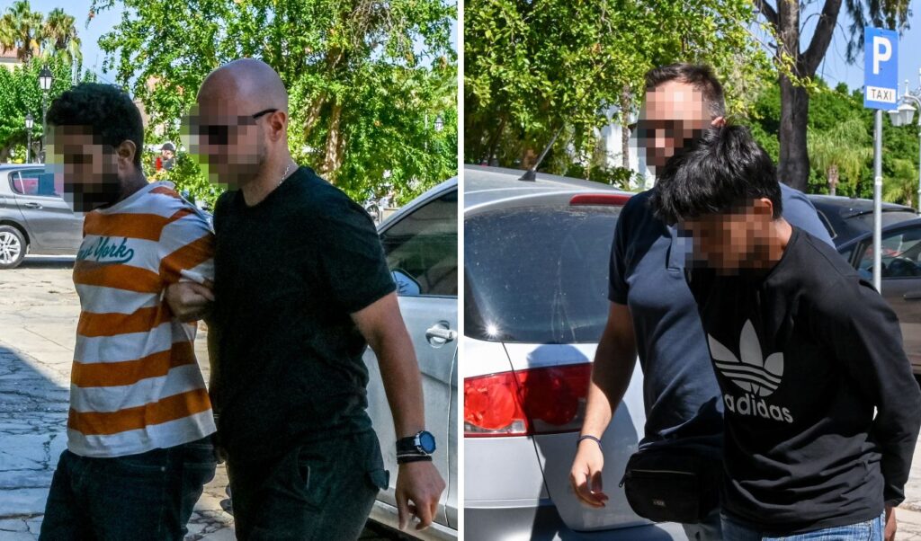 Nafplio murder suspects face angry crowd outside court
