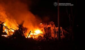 Bloody night in Ukraine: 9 dead in Russian strikes on Zaporizhzhia