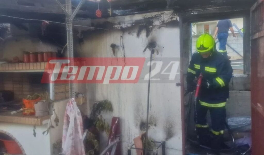 Gas cylinder explosion engulfs kitchen in Patras home