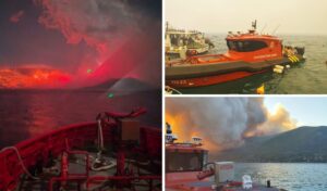 Greece wildfire rescue: 259 evacuated by sea in Attica-Boeotia operation