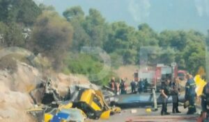 Helicopter collision in Psatha: Eyewitness volunteer describes the crash