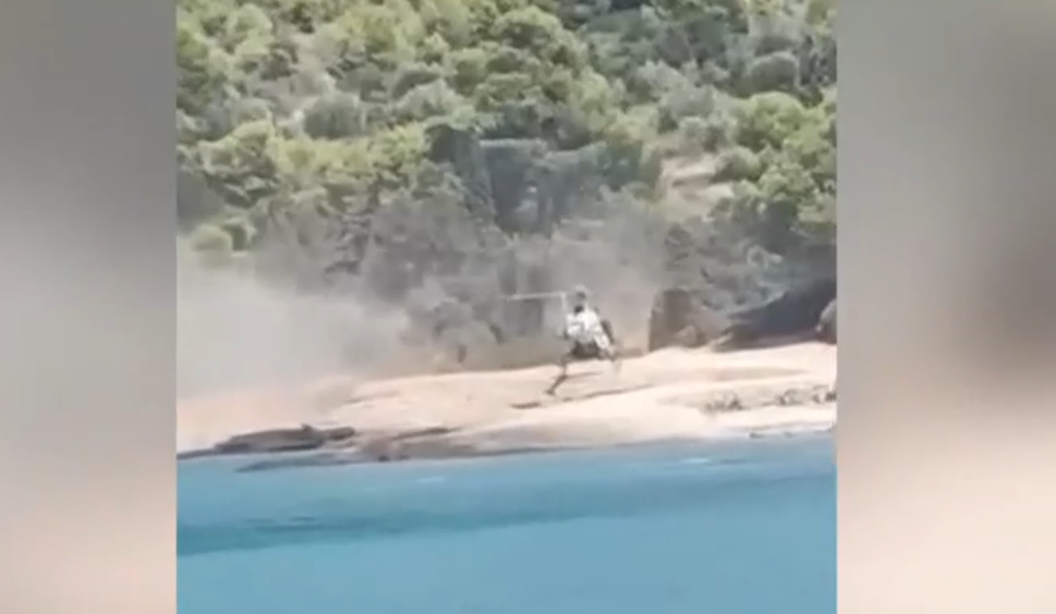 Spetses Helicopter Landing: Drugs Found in Black Backpack, Businessman Identified
